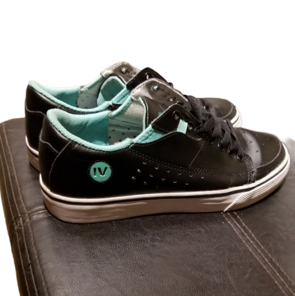 GRAVIS Women's Black & Teal Skater Shoes (Size 8) - Picture 2 of 14